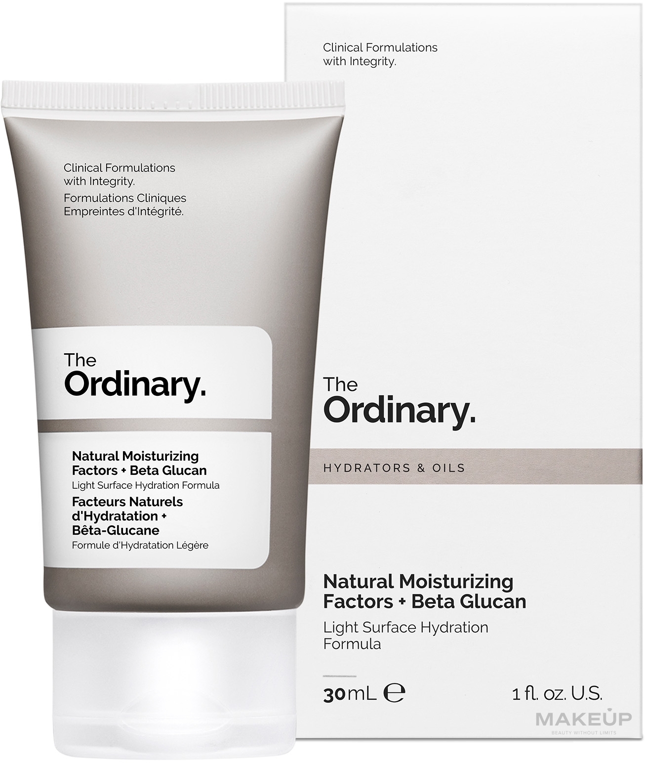 The Ordinary Natural Moisturizing Factors + Beta Glucan - Nawilżający krem-żel — Zdjęcie 30 ml