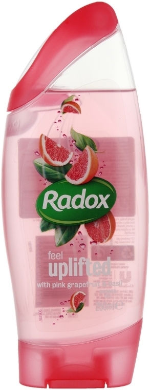 Liftingujący żel pod prysznic Różowy grejpfrut i bazylia - Radox Feel Uplifted Shower Gel