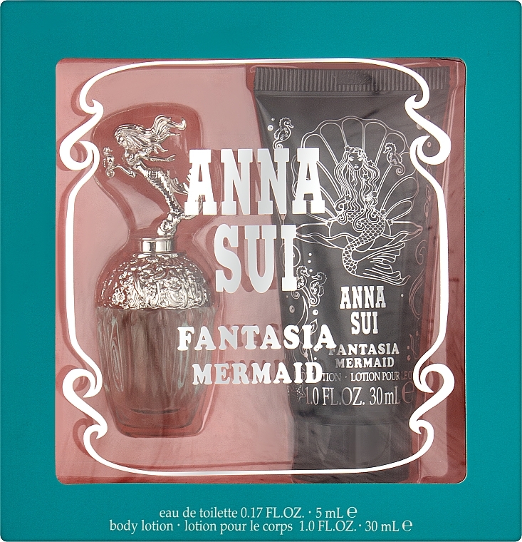 Anna Sui Fantasia Mermaid - Zestaw (edt/5ml + b/lot/30ml)