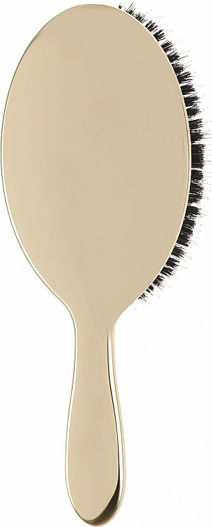 Szczotka do włosów z naturalnego włosia duża, 23M, złota - Janeke Gold Hairbrush  — Zdjęcie N2
