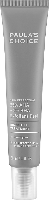 Delikatny peeling wygładzający zmarszczki - Paula's Choice Skin Perfecting 25% AHA + 2% BHA Exfoliant Peel — Zdjęcie N1