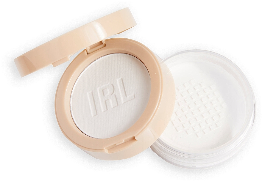 Puder do twarzy - Makeup Revolution IRL Filter 2 in 1 Pressed & Loose Powder Translucent — Zdjęcie N2