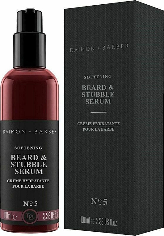 Zmiękczające serum do brody i zarostu - Daimon Barber Softening Beard and Stubble Serum — Zdjęcie N1