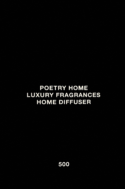 Poetry Home Next Door Singapore Black Square Collection - Perfumowany dyfuzor zapachowy  — Zdjęcie N5