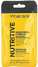 Maska do włosów z ceramidami roślinnymi i pantenolem do włosów suchych - Vitalcare Professional Nutritive Hair Mask — Zdjęcie N1
