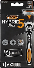 Hybrydowa golarka Flex 5 z 4 wkładami	 - Bic — Zdjęcie N1