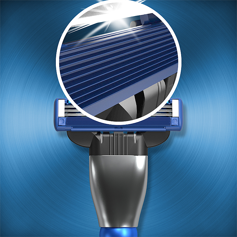 Maszynka do golenia + 2 wymienne wkłady - Gillette Mach 3 Turbo 3D Motion — Zdjęcie N4