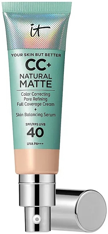 Matujący krem CC - It Cosmetics Your Skin But Better CC+ Natural Matte SPF 40 — Zdjęcie N1