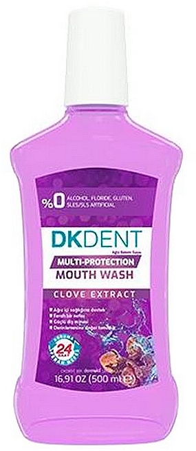 Płyn do płukania ust Czarna morwa i goździki - Dermokil DKDent Multi-Protection — Zdjęcie N1