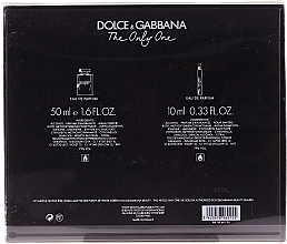 Dolce & Gabbana The Only One - Zestaw w pudełku w kwiaty (edp 50 ml + edp 10 ml) — Zdjęcie N4