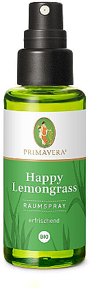 Spray zapachowy do domu Happy Lemongrass - Primavera Organic "Happy Lemongrass" Room Spray  — Zdjęcie N1