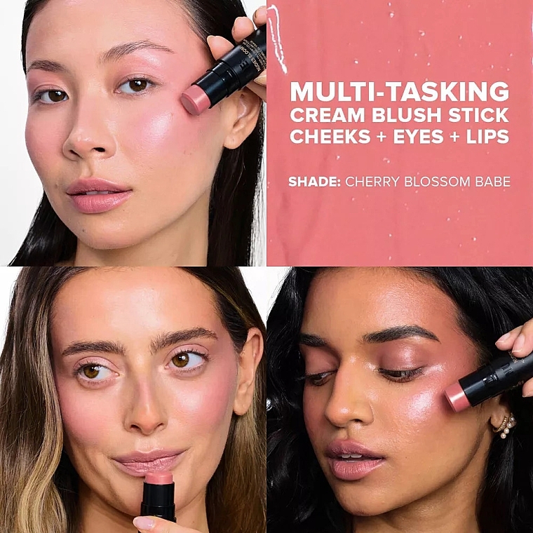 Zestaw - Nudestix Mini Pretty Blush Kit (blush/3x1.8g) — Zdjęcie N5