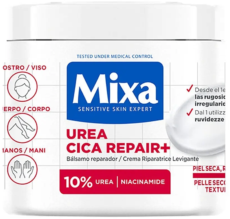 Krem do twarzy i ciała - Mixa Urea Cica Repair+ — Zdjęcie N1