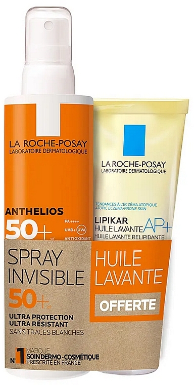 Zestaw - La Roche-Posay (spray/200ml + b/oil/100ml) — Zdjęcie N1