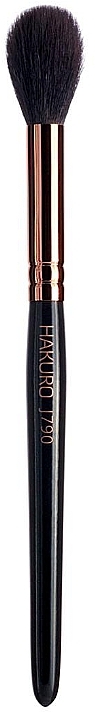 Mini pędzel do pudru i rozświetlacza J790, czarny - Hakuro Professional — Zdjęcie N1
