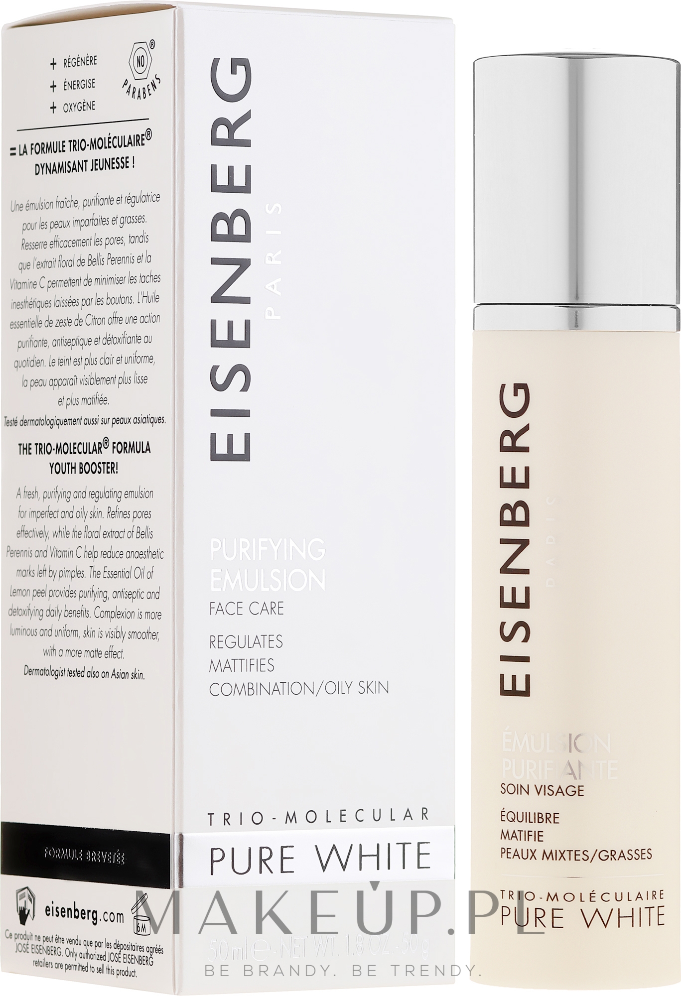 Oczyszczająca emulsja do twarzy - Jose Eisenberg Purifying Emulsion — Zdjęcie 50 ml