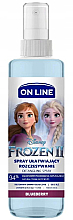 Spray ułatwiający rozczesywanie włosów, borówka - On Line Disney Frozen II Blueberry Spray — Zdjęcie N1