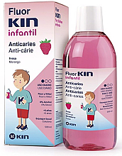 Kup Płyn do płukania jamy ustnej dla dzieci - Kin Fluor Infantil Anticaries Strawberry Mouthwash