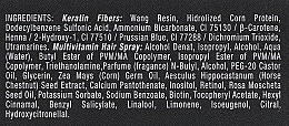 PRZECENA! Zestaw - The Cosmetic Republic Goodbye Bladness Black (h/spray/100ml + h/keratin fibers/12.5g + h/vitamins/125ml + comb/1pc) * — Zdjęcie N6