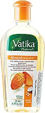 Olejek do włosów z olejem ze słodkich migdałów - Dabur Vatika Almond Enriched Hair Oil — Zdjęcie N1