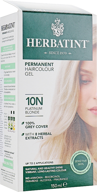 Farba do włosów - Herbatint Permament Gel Color