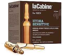 Kup Nawilżająco-regenerujące ampułki do twarzy dla mężczyzn - La Cabine For Men Hydra Sensitive Ampoules