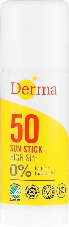 Sztyft przeciwsłoneczny do ciała i twarzySPF 50 - Derma Sun Sun Stick