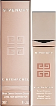 Odmładzające serum do twarzy - Givenchy L’Intemporel Global Youth Essence Serum — Zdjęcie N2