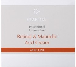 Przeciwzmarszczkowy krem do twarzy z kwasem migdałowym i retinolem - Clarena Retinol & Mandelic Acid Cream — Zdjęcie N3