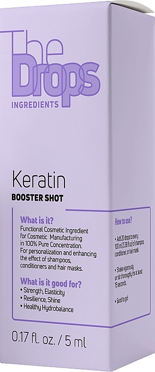 Kompleks na włosy - Pharma Group Laboratories The Drops Keratin Booster Shot — Zdjęcie N2