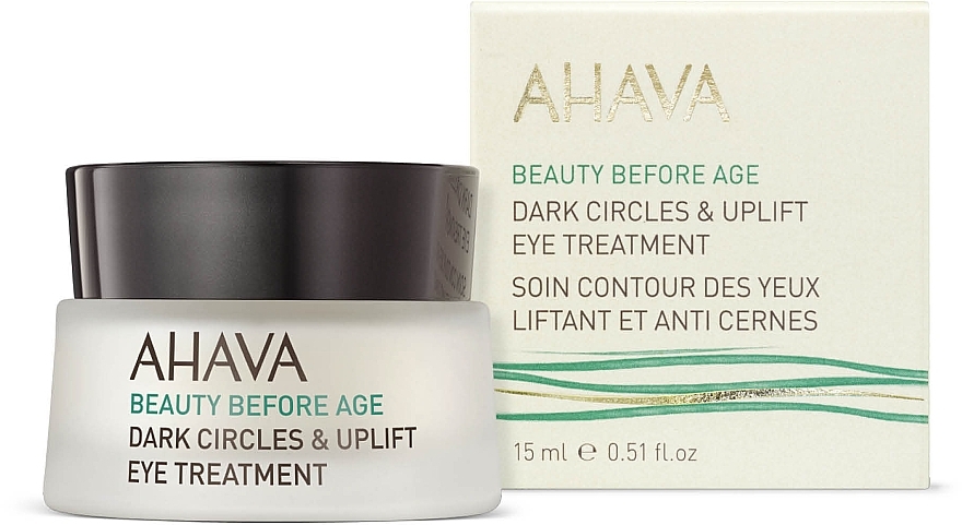 Krem liftingujący do skóry wokół oczu - Ahava Beauty Before Age Dark Circles & Uplift Eye Treatment — Zdjęcie N2