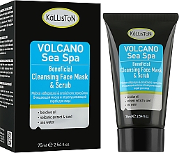 Maseczka-peeling do twarzy z białym argyle - Kalliston Volcano Hydra Mask & Face Scrub — Zdjęcie N2