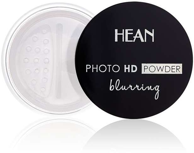 Transparentny sypki puder utrwalający do twarzy - Hean Photo HD Powder