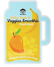 Kup Nawilżająco-odżywcza maseczka w płachcie do twarzy - Dr. Mola Yellow Fruits & Veggies Smoothie Sheet Mask
