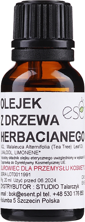 Olejek z drzewa herbacianego 100% - Esent — Zdjęcie N1