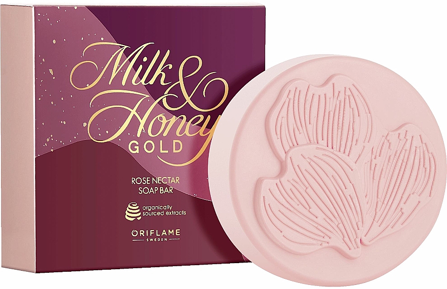 Mydło z nektarem różanym - Oriflame Milk & Honey Gold Rose Nectar Soap Bar — Zdjęcie N1