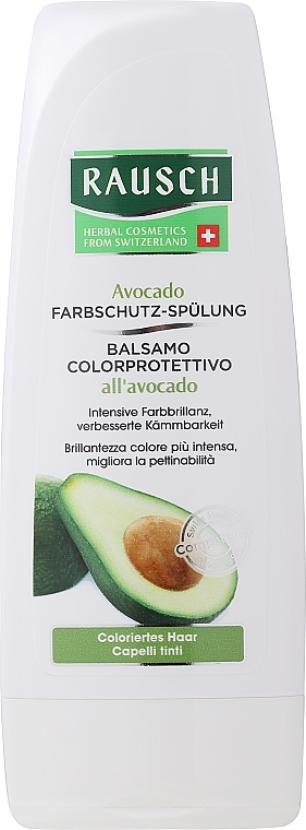 Odżywka chroniąca kolor włosów z awokado - Rausch Avocado Color Protecting Rinse Conditioner — Zdjęcie N1