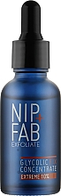 Kup Koncentrat na noc do twarzy z kwasem glikolowym - NIP + FAB Glycolic Fix Extreme Booster 10% 