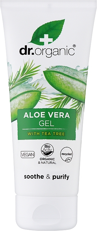 Aloesowy żel do ciała z drzewem herbacianym - Dr Organic Aloe Vera 