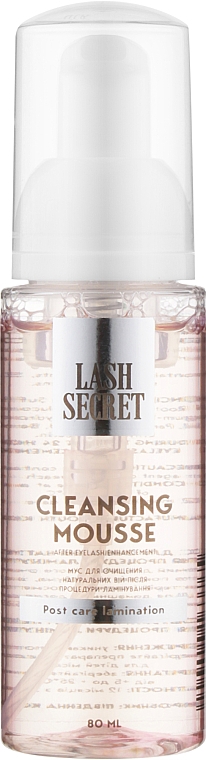 Zestaw - Lash Secret Lami Home (mousse/80ml + l/oil/2ml + brush/1pcs + mask/2ml) — Zdjęcie N2