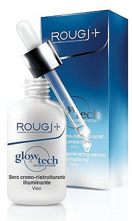 Serum rozjaśniające - Rougj+ Glowtech Oxygen System Chrono-Restructuring Highlighting Serum — Zdjęcie N1