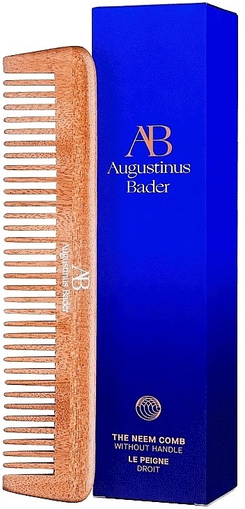 Grzebień z drewna neem - Augustinus Bader The Neem Comb Without Handle — Zdjęcie N1