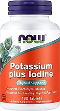 Potas i jod - Now Foods Potassium Plus Iodine — Zdjęcie N1