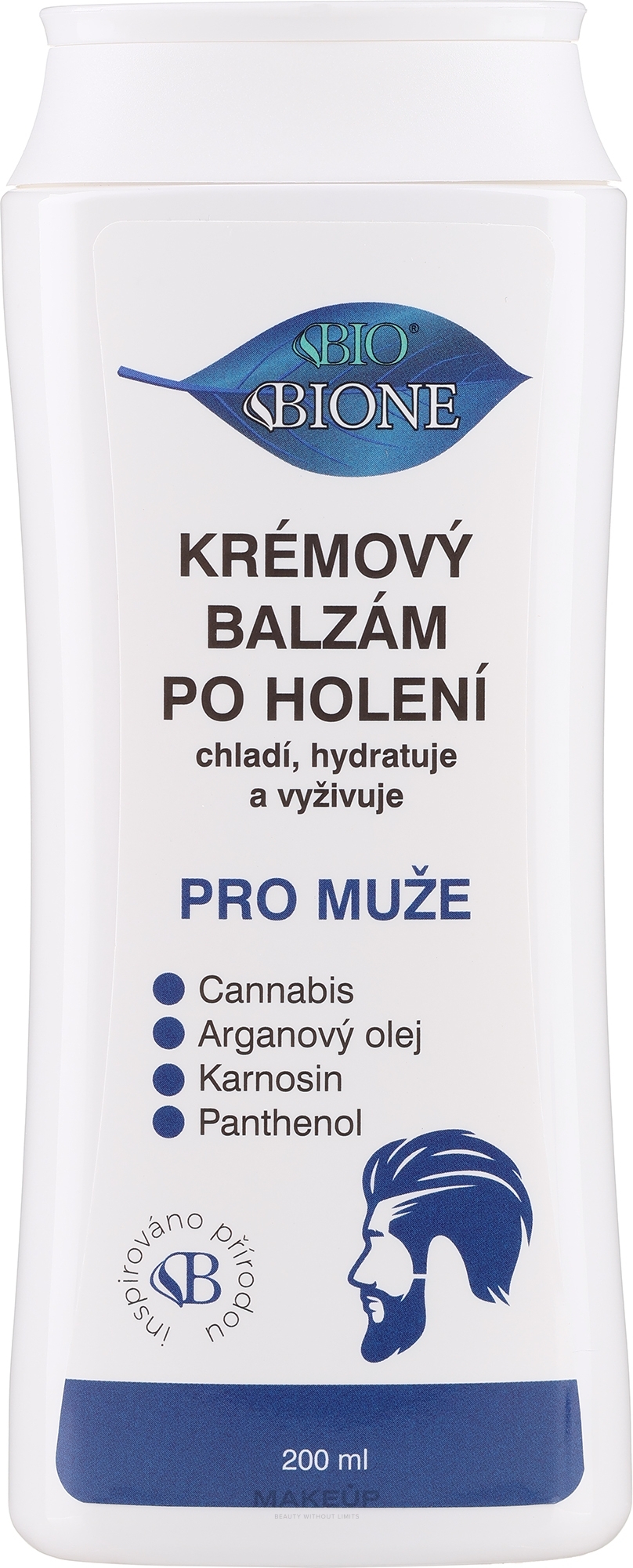 Kremowy balsam po goleniu - Bione Cosmetics Gentlemens Range Creamy Aftershave Balm — Zdjęcie 200 ml