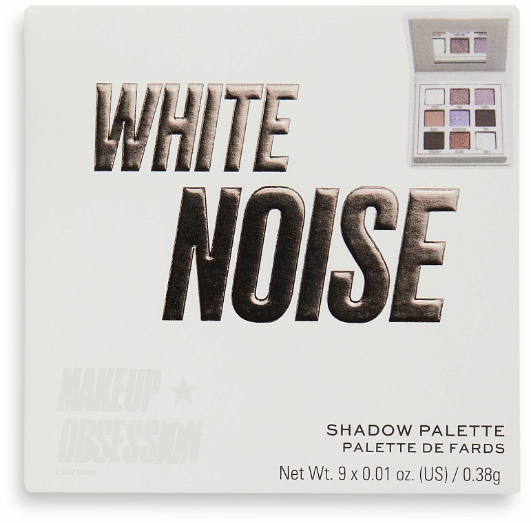 Paleta cieni do powiek - Makeup Obsession White Noise Eyeshadow Palette — Zdjęcie N5