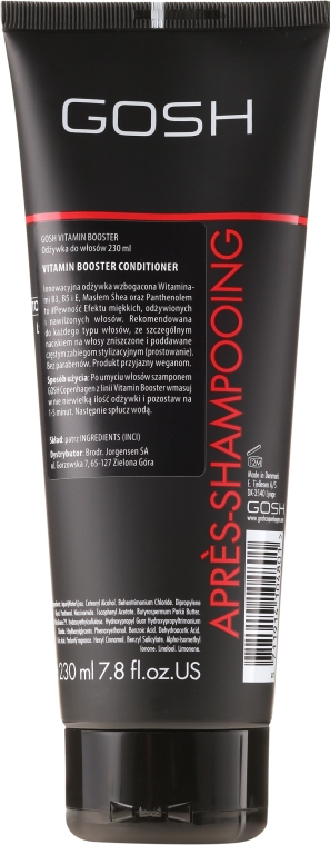Witaminowa odżywka do włosów - Gosh Copenhagen Vitamin Booster Conditioner — Zdjęcie N2