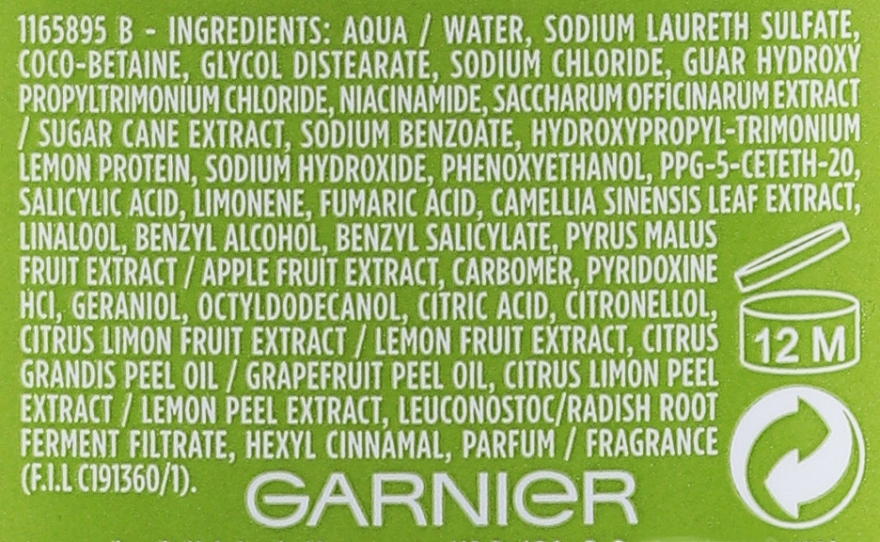 Wzmacniający szampon do włosów Siła i blask - Garnier New Fructis Shampoo — Zdjęcie N4