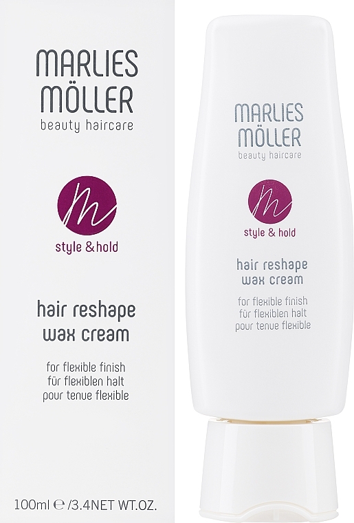 Kremowy wosk do modelowania włosów - Marlies Moller Style & Hold Hair Reshape Wax Cream — Zdjęcie N2