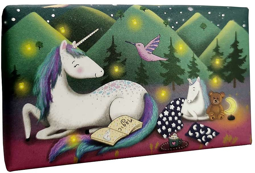 Mydło w kostce Magiczny jednorożec - The English Soap Company Wonderful Animals Unicorn Soap — Zdjęcie N1