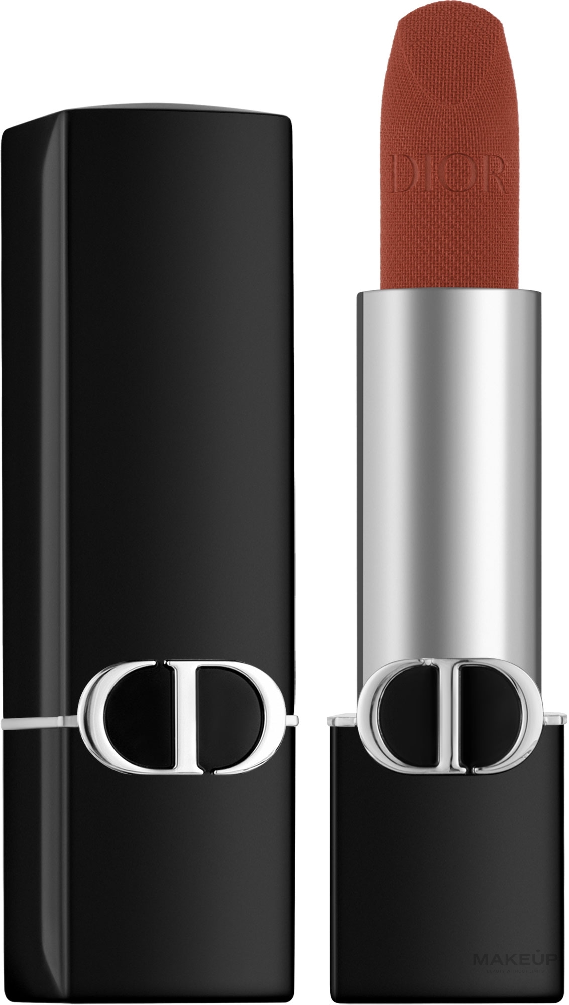 Pomadka do ust z wymiennym wkładem - Dior Rouge Refillable Lipstick — Zdjęcie 200 - Nude Touch Velvet